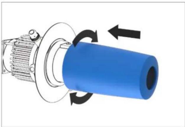 Derksen PHOS 45 downlight - Fermeture de la tête de projection - 1