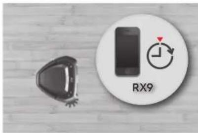AEG RX91IBM - Rangement (non branché) : si le robot doit être rangé sans être chargé pendant une longue période, retirez les batteries et stockez-les séparément. (chargez les batteries avant de les retirer.) - 5