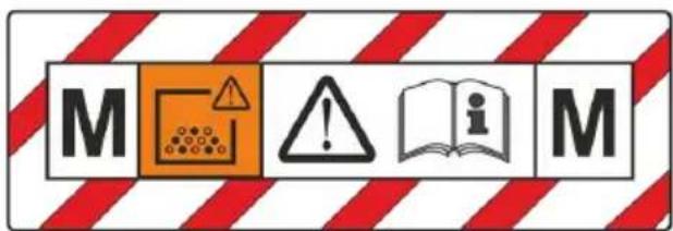 HILTI VC 20LX - Varningsdekal hos dammsugare i L-klassen: - 1