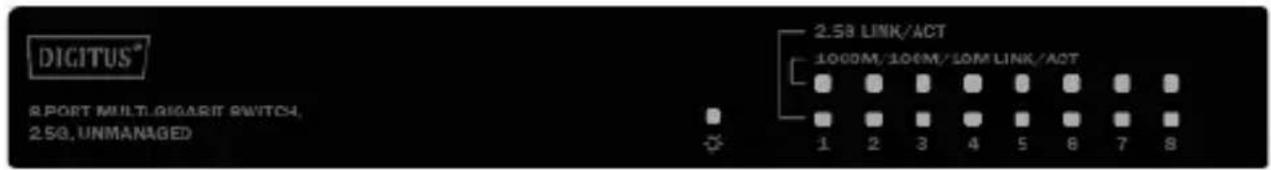 Digitus DN80230 - Panel frontal y posterior - 1