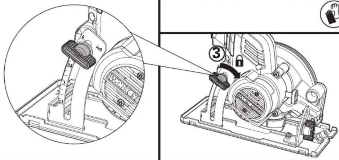 WORX WX531L.X - 20V Cordless Brushless Circularsaw EN - 1