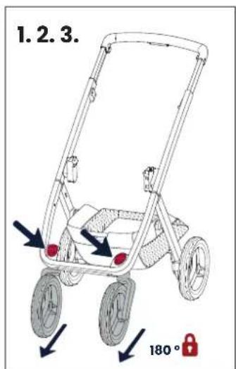 Dubatti Two - Frame inklappen / Folding the chassis / Gestell zusammenklappen / Plier le châssis - 3