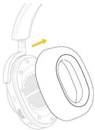 MASTER DYNAMIC MG20 - REGOLAZIONE, POSIZIONAMENTO E COMFORT SOSTITUZIONE/RIMOZIONE DEI CUSCINETTI - 3