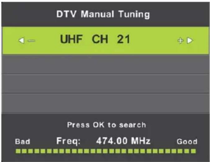 LENCO LED2822 - DTV Manual Tuning (DTV Handmatig Afstemmen) - 1