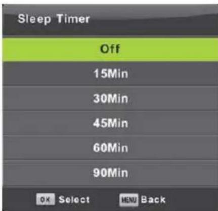 LENCO LED2822 - Sleep Timer (Temporizador de suspensión) - 1