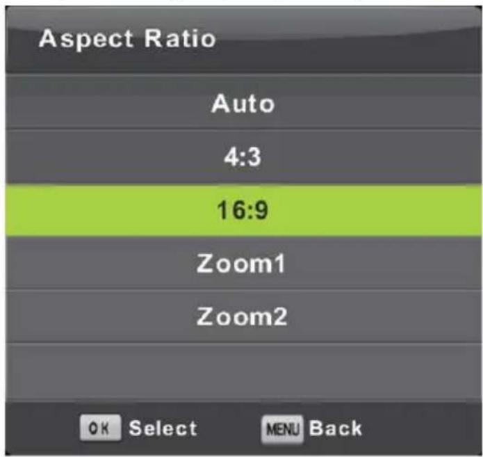 LENCO LED2822 - Aspect Ratio (Relación de aspecto) - 1
