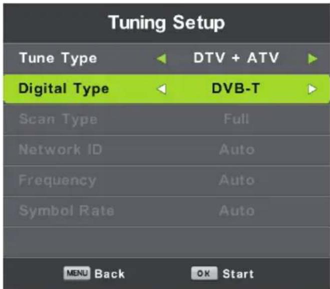 LENCO LED2822 - Luft (DVB-T) Auto-Tuning: - 1