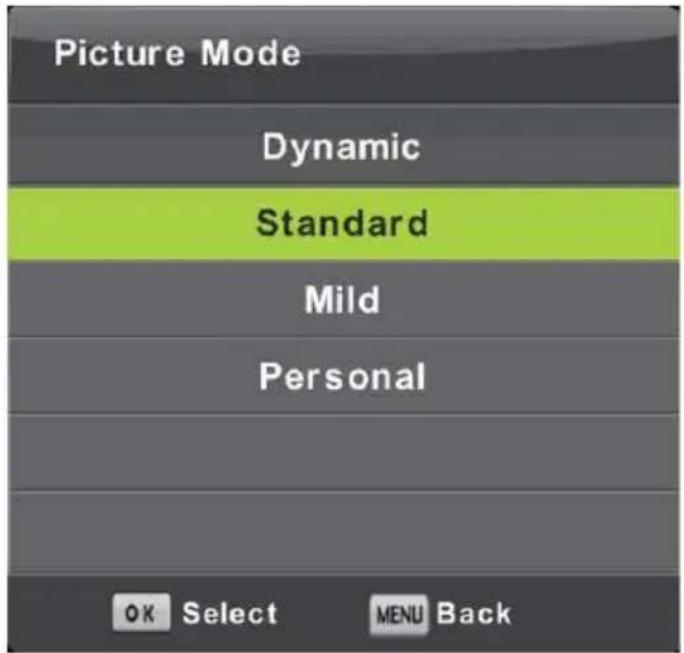 LENCO DVL3252 - Picture Mode (Beeldmodus) - 1