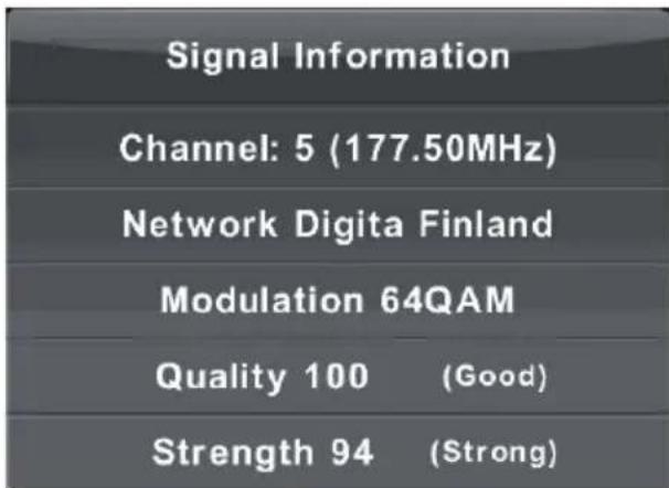 LENCO DVL3252 - Signal Information (Signalinformation) - 1