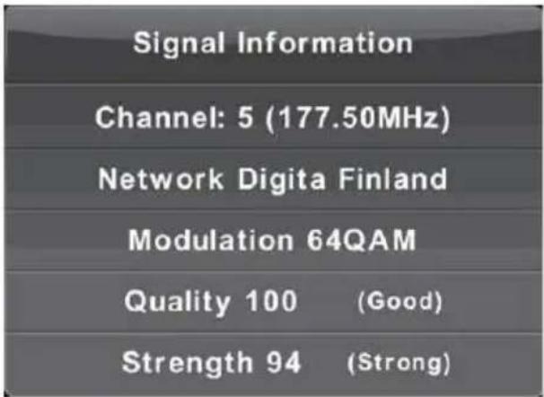 LENCO DVL3252 - Signaalinformatie - 1