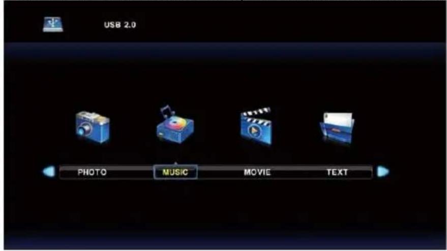 LENCO DVL3252 - Music Menu - 1