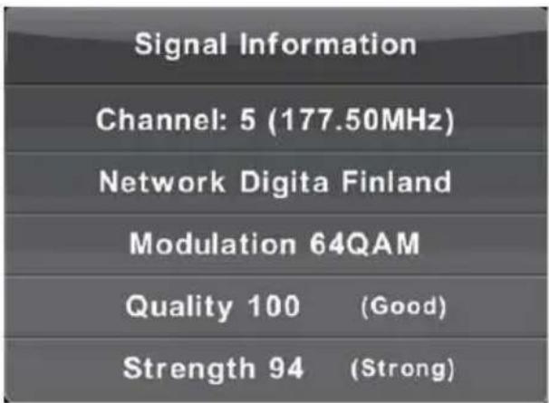 LENCO DVL3252 - Signal Information (Información de señal) - 1