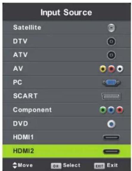 LENCO LED1922 - SELECT INPUT SOURCE - 3