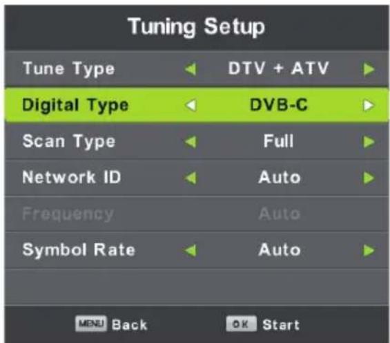 LENCO LED1922 - Kabel (DVB-C) Auto-Tuning: - 1