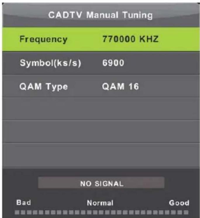LENCO LED1922 - DTV Manual Tuning - 2