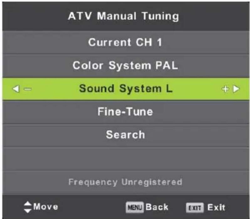 LENCO LED1922 - ATV Manual Tuning - 1