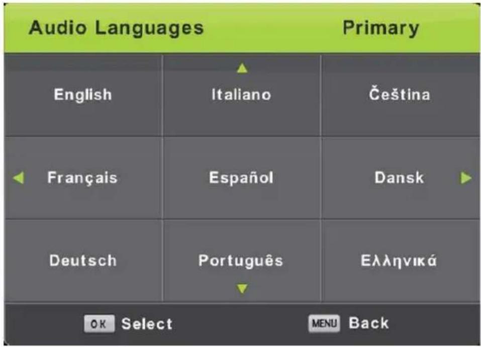LENCO LED1922 - Audio Languages (Idiomas de audio) - 1