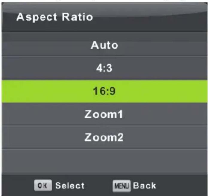 LENCO DVL2462 - Aspect Ratio (Seitenverhältnis) - 1