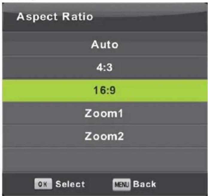 LENCO DVL2462 - Aspect Ratio - 1