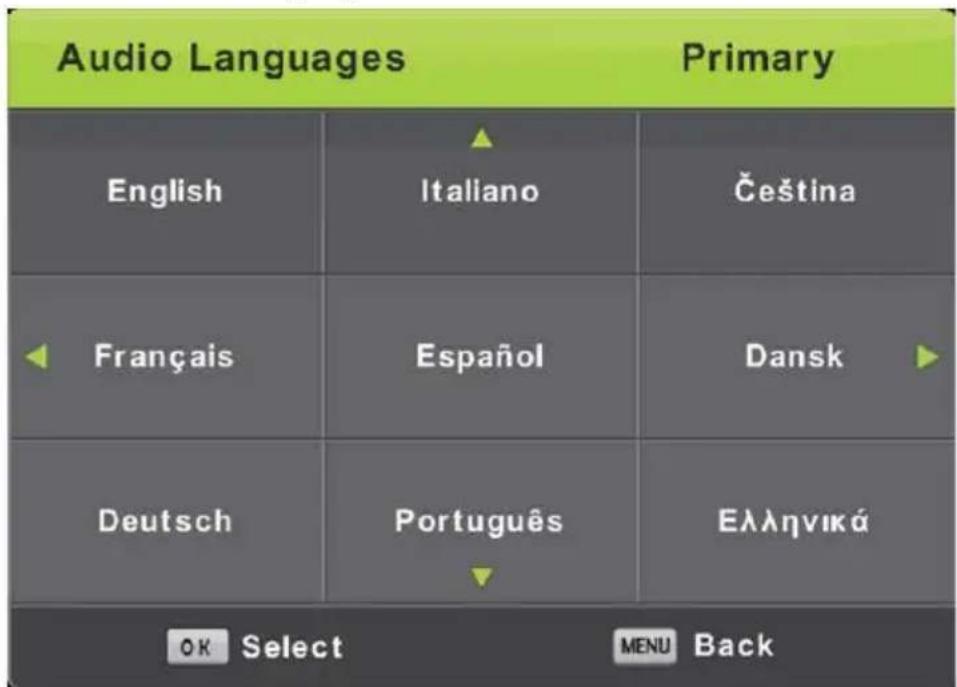 LENCO DVL2462 - Audio Languages - 1