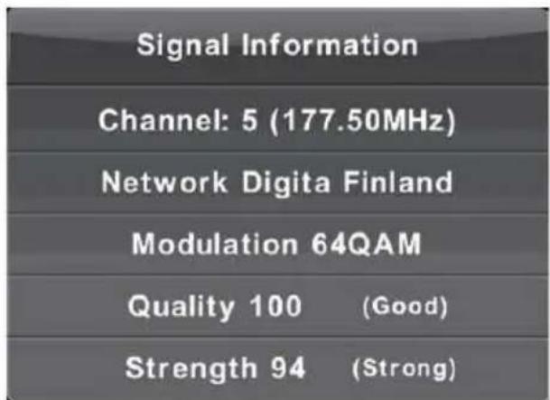 LENCO DVL2462 - Signal Information - 1