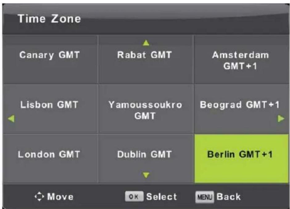LENCO DVL2462 - Time zone (Tijdzone) - 1