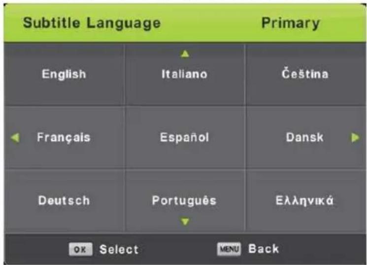 LENCO DVL2462 - Subtitle Language (Idiomaa subtt) - 1