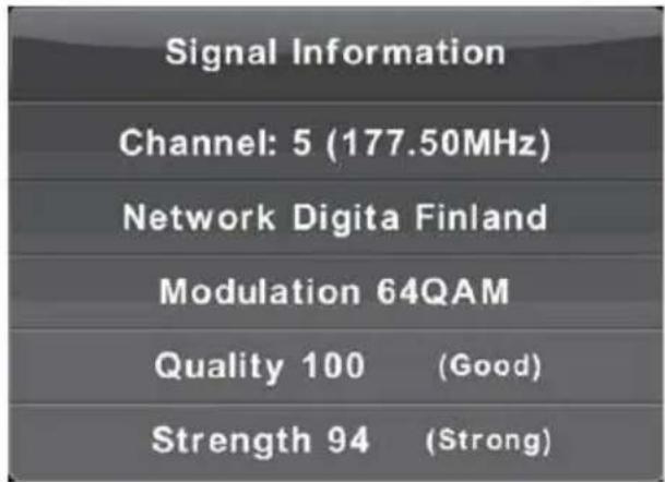 LENCO DVL2462 - Signaalinformatie - 1