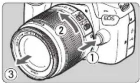 CANON EOS 1500D - Desmontaje del objetivo - 1