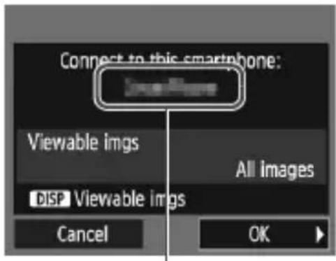 CANON EOS 1500D - Touch a smartphone to the camera. - 1