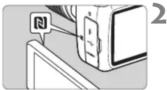 CANON EOS 1500D - Enable the NFC function on the camera and smartphone (p.W-14). - 1