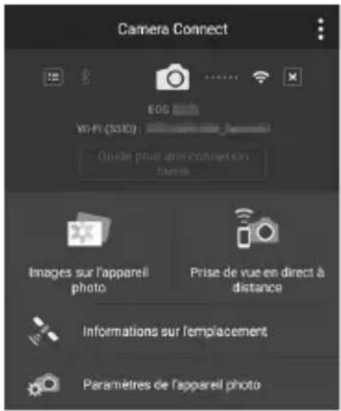 CANON EOS 1500D - Connectez-vous à l'appareil photo. - 2
