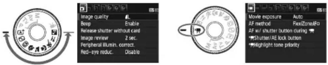 CANON EOS 1500D - Basic Zone modes Movie shooting mode - 1