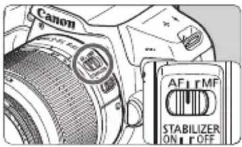 CANON EOS 1500D - Attach the lens. Align the lens's - 1