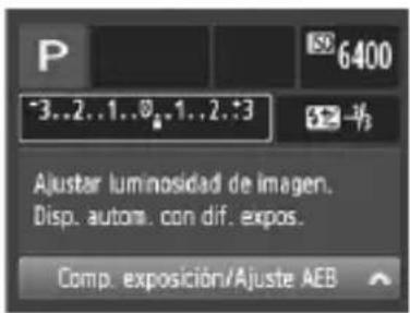 CANON EOS 1500D - • Control rápido (ejemplo) - 1