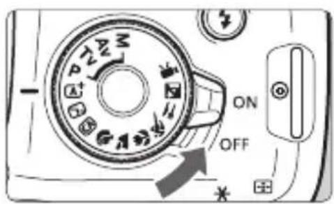 CANON EOS 1500D - Turning on the Power - 1
