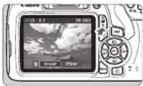 CANON EOS 1500D - Effacement d'une image unique - 1