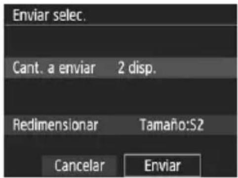CANON EOS 1500D - Seleccione [Redimensionar]. - 2