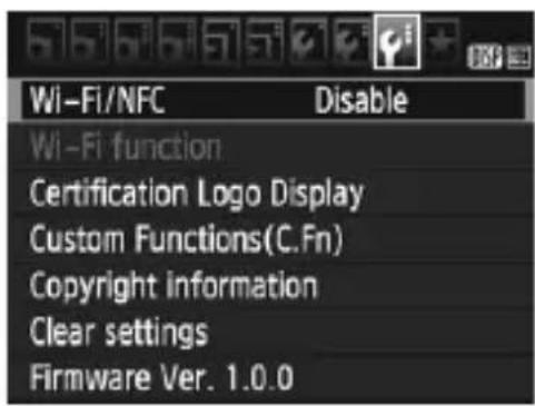 CANON EOS 1500D - Registering a Nickname - 1