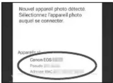 CANON EOS 1500D - Lancez Camera Connect sur le smartphone. - 2