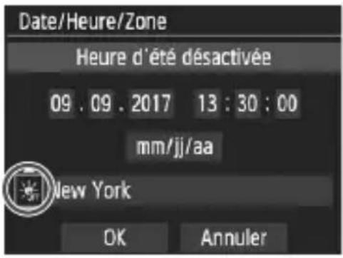 CANON EOS 1500D - Réglez la date et l'heure. - 1