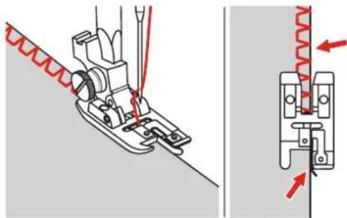 Bernette b79 - Coudre un point de surjet variable - 2