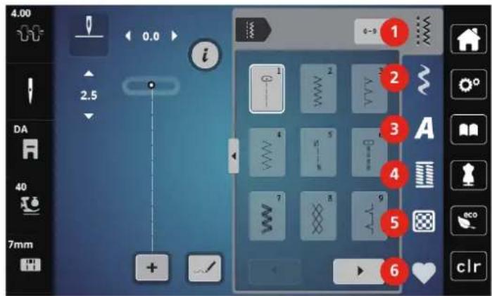 Bernette b79 - Rejeter toutes les modifications avec «clr - 1