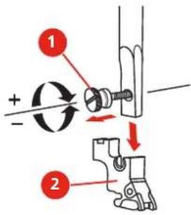Bernette b79 - Monter le pied pour broderie - 1