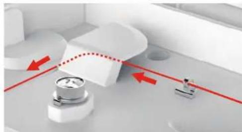 Bernette b79 - Enfiler le fil supérieur - 4