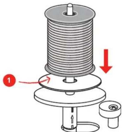 Bernette b79 - Second support de bobine de fil - 2