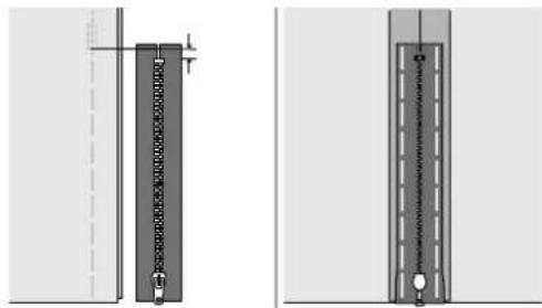 Bernette b79 - Coudre une fermeture à glissière - 1