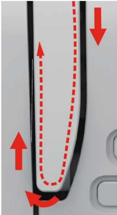 Bernette b79 - Enfiler le fil supérieur - 6