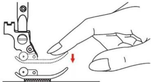 Bernette b79 - Changement de pied-de-biche - 2