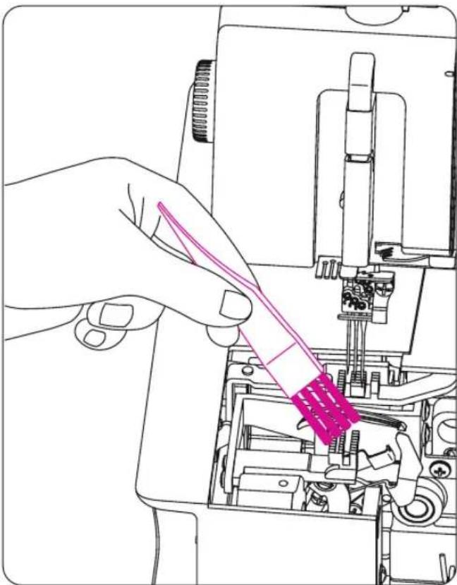 Bernette b42 FunLock - Fixation de la fin de la couture - 1